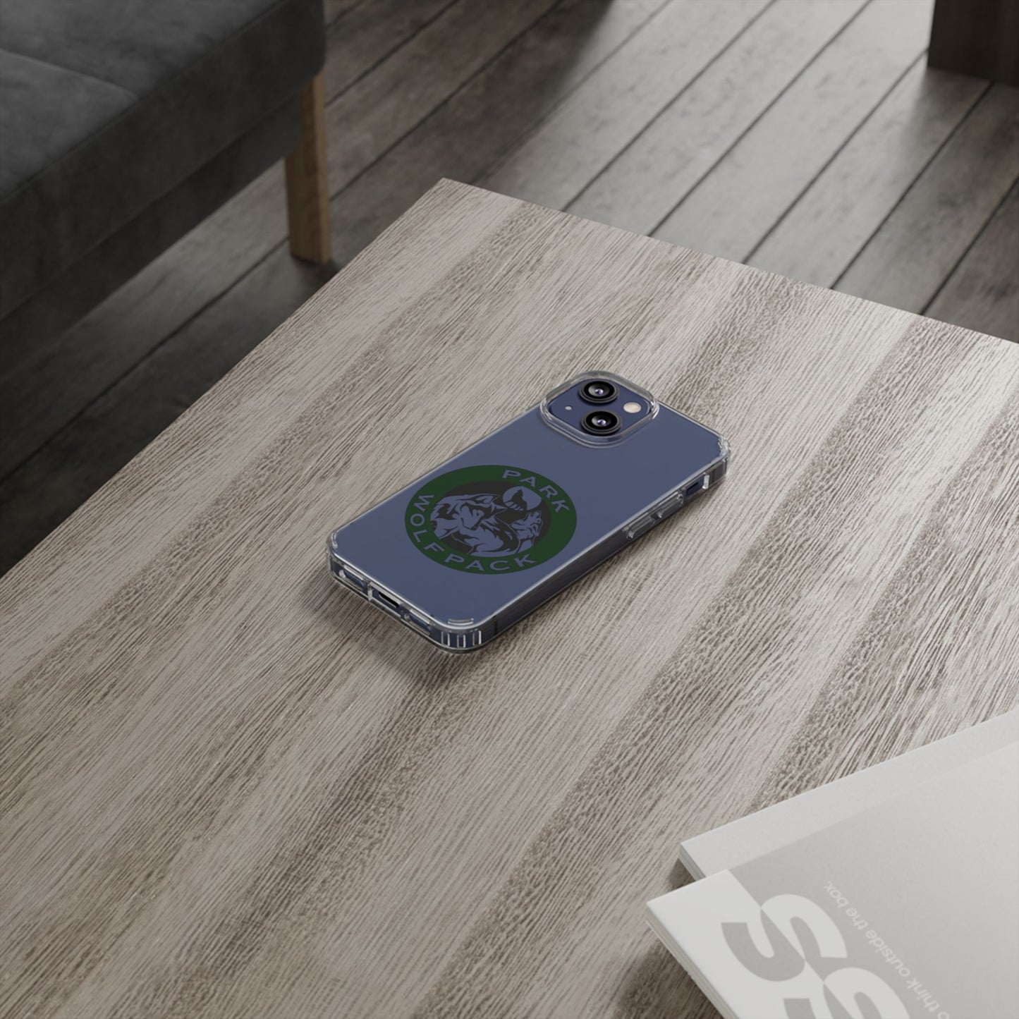 Custom Clear Phone Case - Park Wolfpack Design