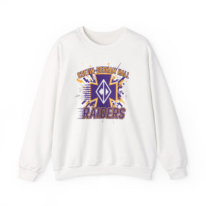 Raiders Crest Sweatshirt — Cretin-Derham Hall Purple & Gold Crewneck