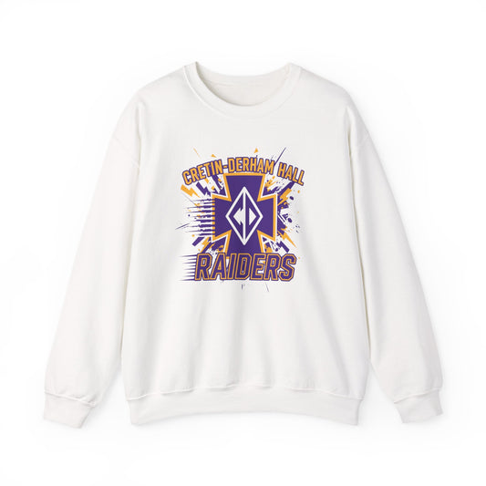 Raiders Crest Sweatshirt — Cretin-Derham Hall Purple & Gold Crewneck