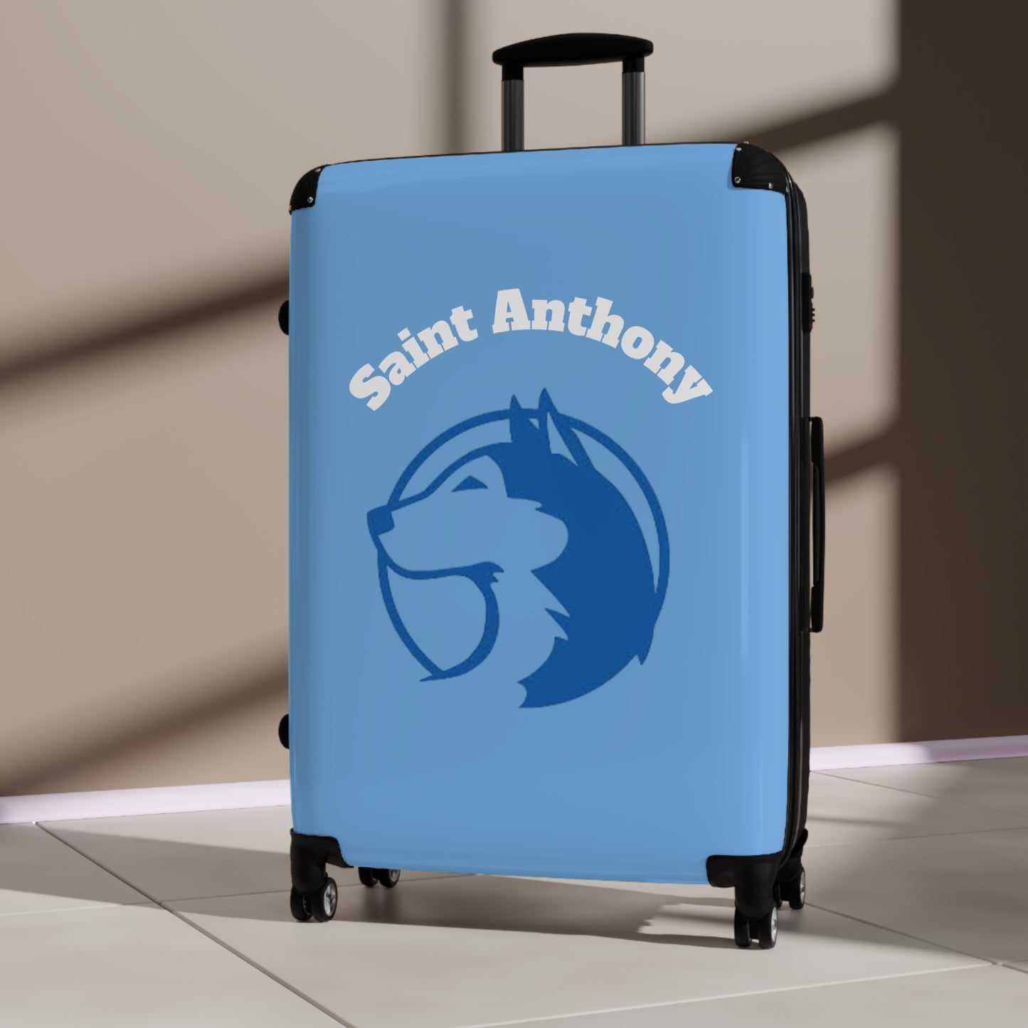 Saint Anthony Huskies Carry-On Suitcase