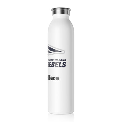 Champlin Park Rebels Slim Water Bottle —  Stainless Insulated Bottle