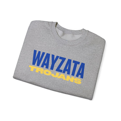 Wayzata Trojans Sweatshirt – Crewneck School Spirit Pullover