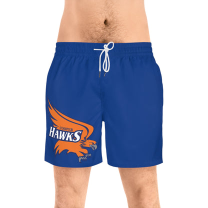 Robbinsdale Cooper Hawks Mid-Length Swim Shorts | Summer Beachwear for Men