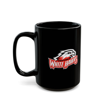 Mound Westonka White Hawks Black Coffee Mug - 11oz or 15oz
