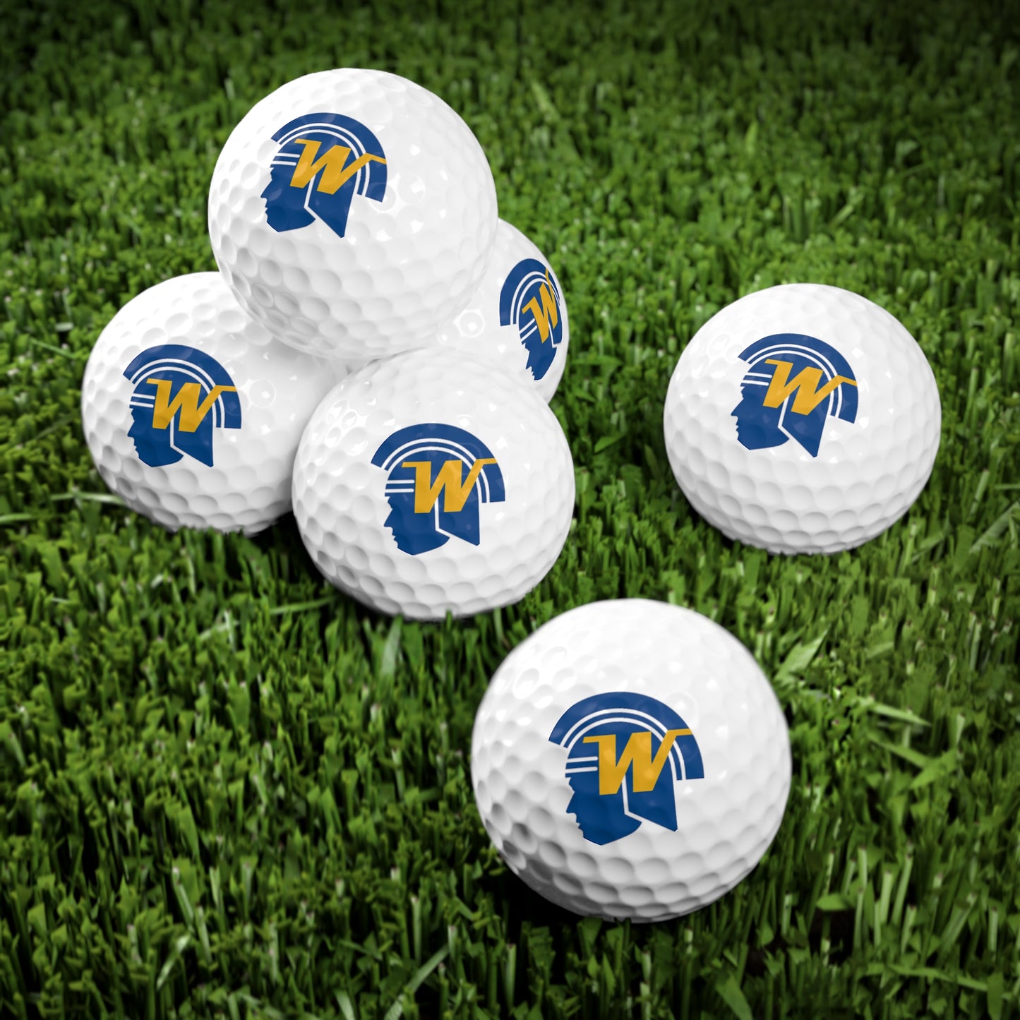 Wayzata Trojans Golf Balls - Set of 6