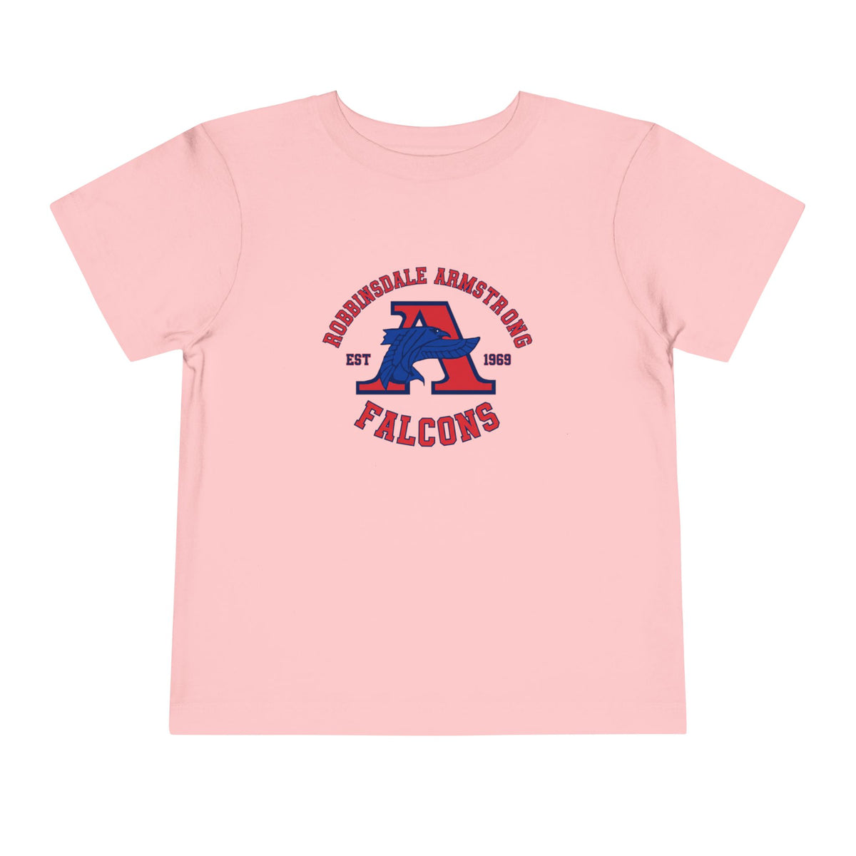 Armstrong Falcons Toddler Tee — Retro School Mascot Short Sleeve
