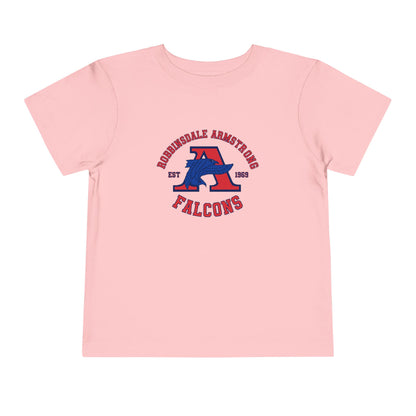 Armstrong Falcons Toddler Tee — Retro School Mascot Short Sleeve