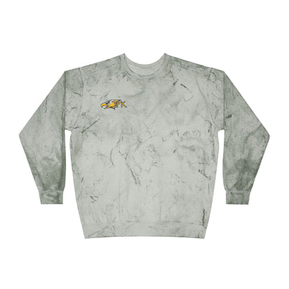 Bloomington Kennedy Eagles Color Blast Crewneck Sweatshirt for a Vibrant Vibe, Unisex Tie-Dye Fashion