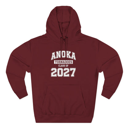 Anoka "Class of 2027" Hoodie — Three-Panel Fleece Pullover