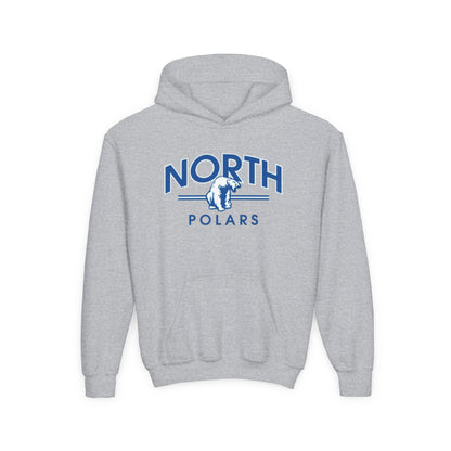 Minneapolis North Polars Youth Hoodie - Cozy Heavy Blend Sweatshirt for Kids