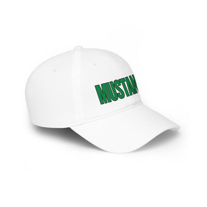 Mounds View Mustangs Green Lettering Low Profile Baseball Cap