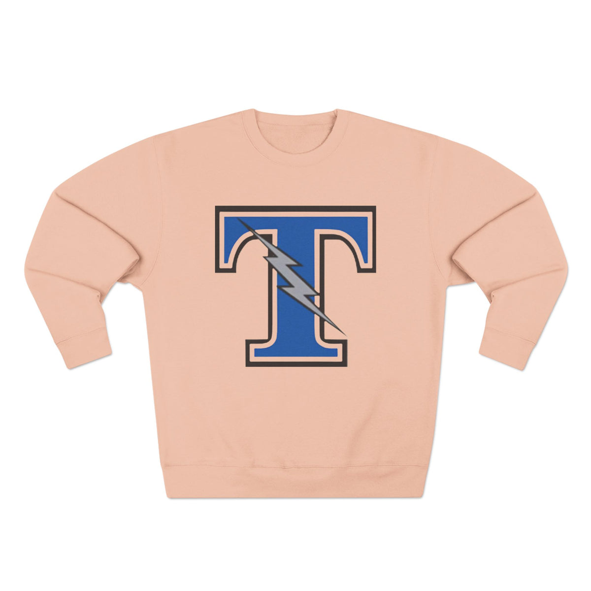 Tartan Titans Blue T Lightning Logo Sweatshirt