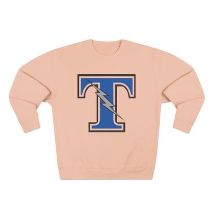 Tartan Titans Blue T Lightning Logo Sweatshirt