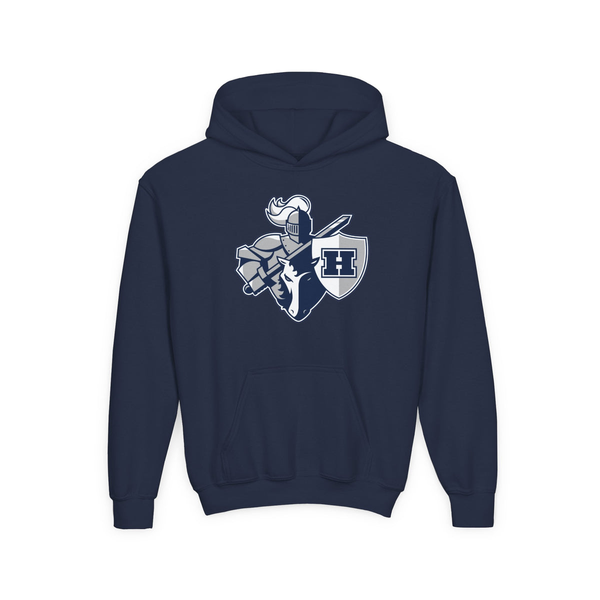 Hudson Raiders Youth Hooded Sweatshirt - Raider Logo