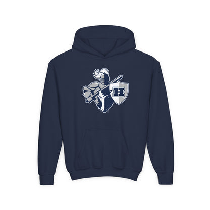 Hudson Raiders Youth Hooded Sweatshirt - Raider Logo