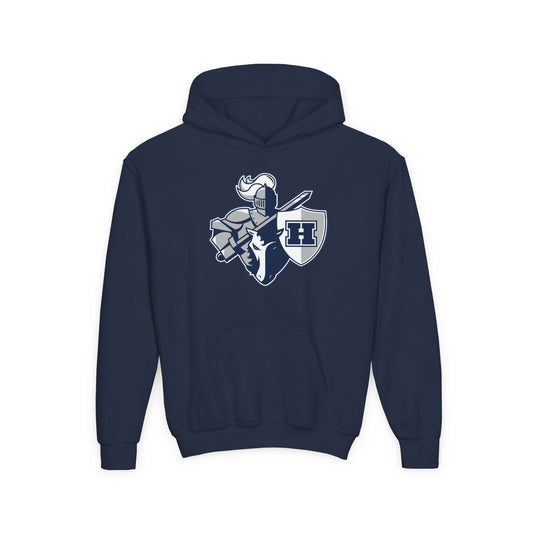 Hudson Raiders Youth Hooded Sweatshirt - Raider Logo