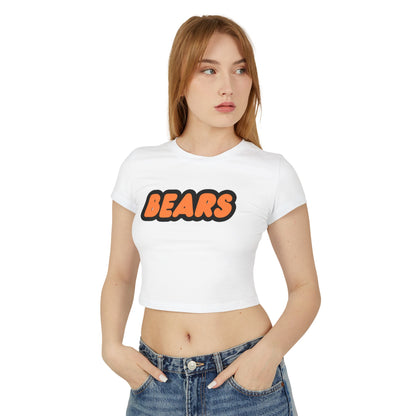 White Bear Lake Bears Women’s Baby Tee - Retro Graphic Top for Casual Vibes