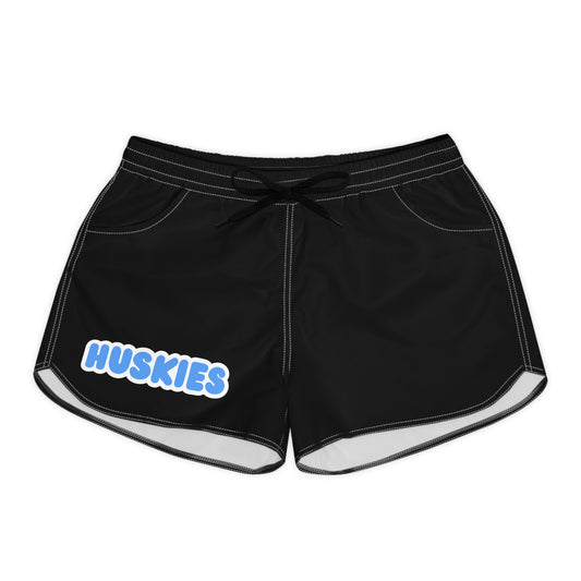 Saint Anthony Huskies Women's Black Casual Shorts