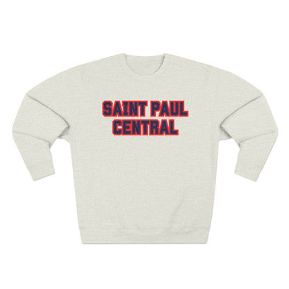 St. Paul Central Minutemen Unisex Crewneck Sweatshirt with Minimalist Design