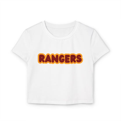 Forest Lake Rangers Women’s Baby Tee - Retro Graphic Top for Casual Vibes