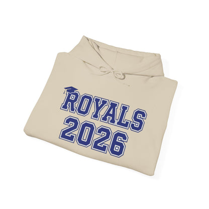 Woodbury Royals Class of 2026 Block Hoodie