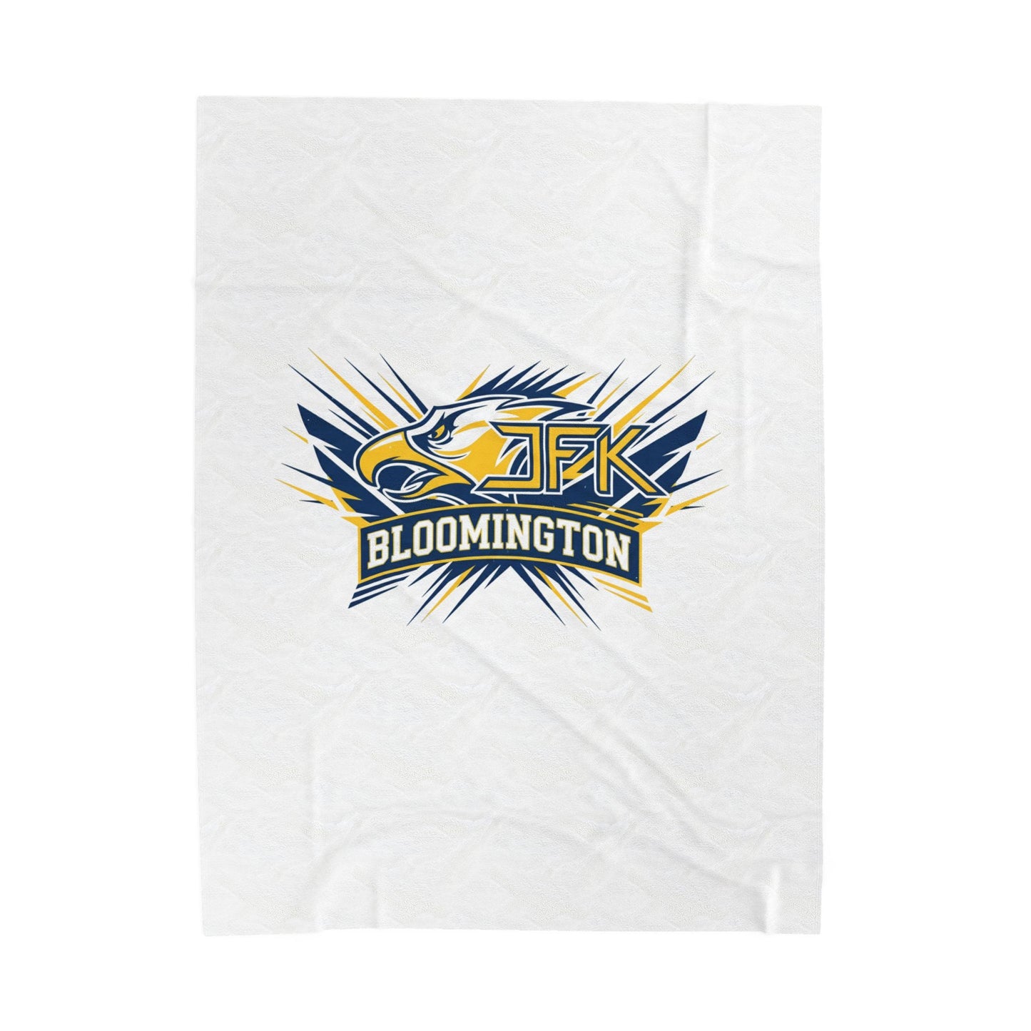 Bloomington Kennedy Eagles Cozy Velveteen Plush Blanket - Perfect for Relaxation and Home Decor