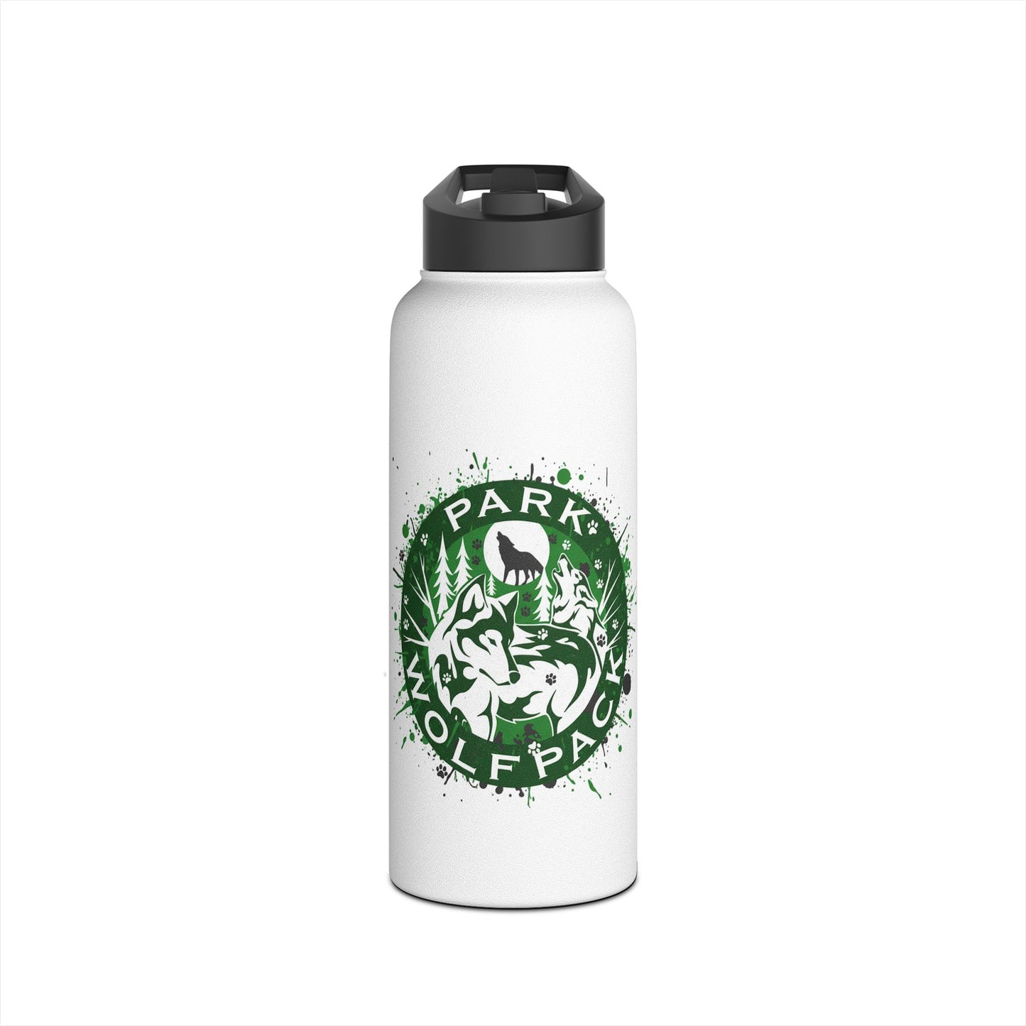 Park Cottage Grove Wolfpack Stainless Steel Water Bottle, Motivational Hydration Bottle, Sports Water Bottle, Eco-Friendly Gift, Personalized Travel Mug