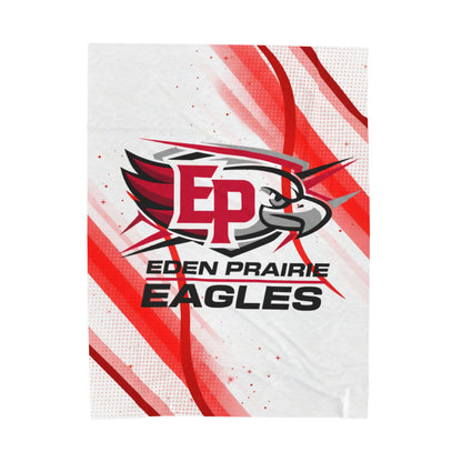 Eden Prairie Eagles Velveteen Plush Blanket