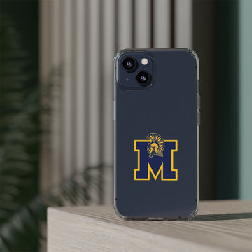 Mahtomedi Zephyrs Clear Phone Case with Bold Logo - Perfect for School Events and Graduation