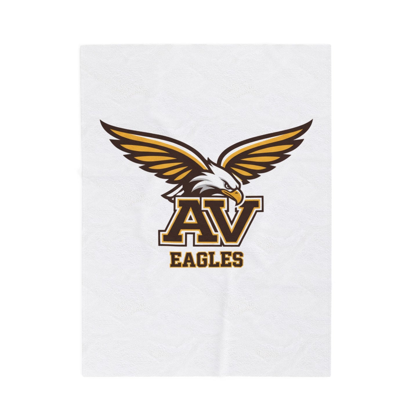 Apple Valley Eagles Cozy Velveteen Plush Blanket