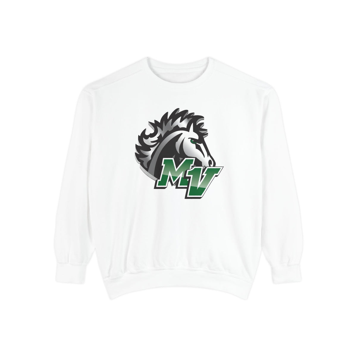 Mound View Mustang MV Logo Sweatshirt — School Spirit Crewneck
