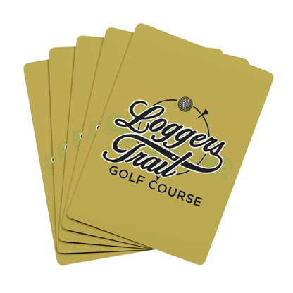 Logger's Trail Golf Course Poker Playing Cards — Custom Branded Deck for Golfers