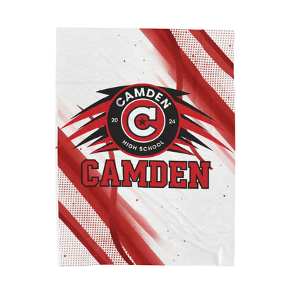 Minneapolis Camden Cozy Velveteen Plush Blanket - Perfect for Relaxation and Home Decor