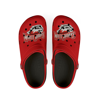 Mound Westonka White Hawks Stylish EVA Foam Rubber Clogs
