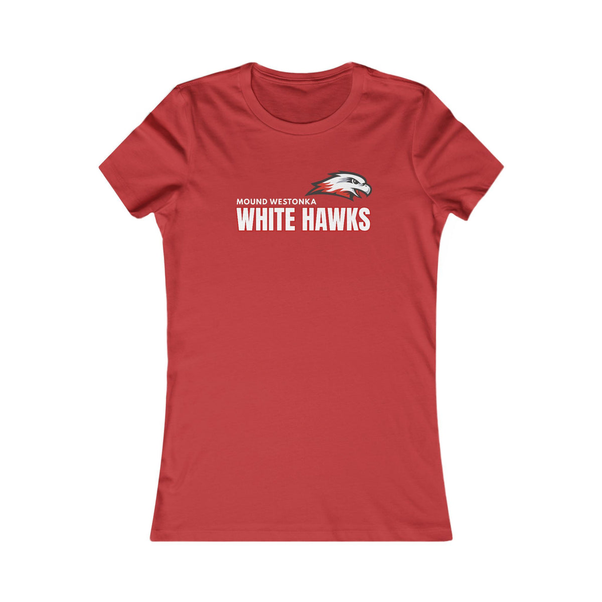 Mound Westonka White Hawks Women's Favorite Tee - Sporty Style