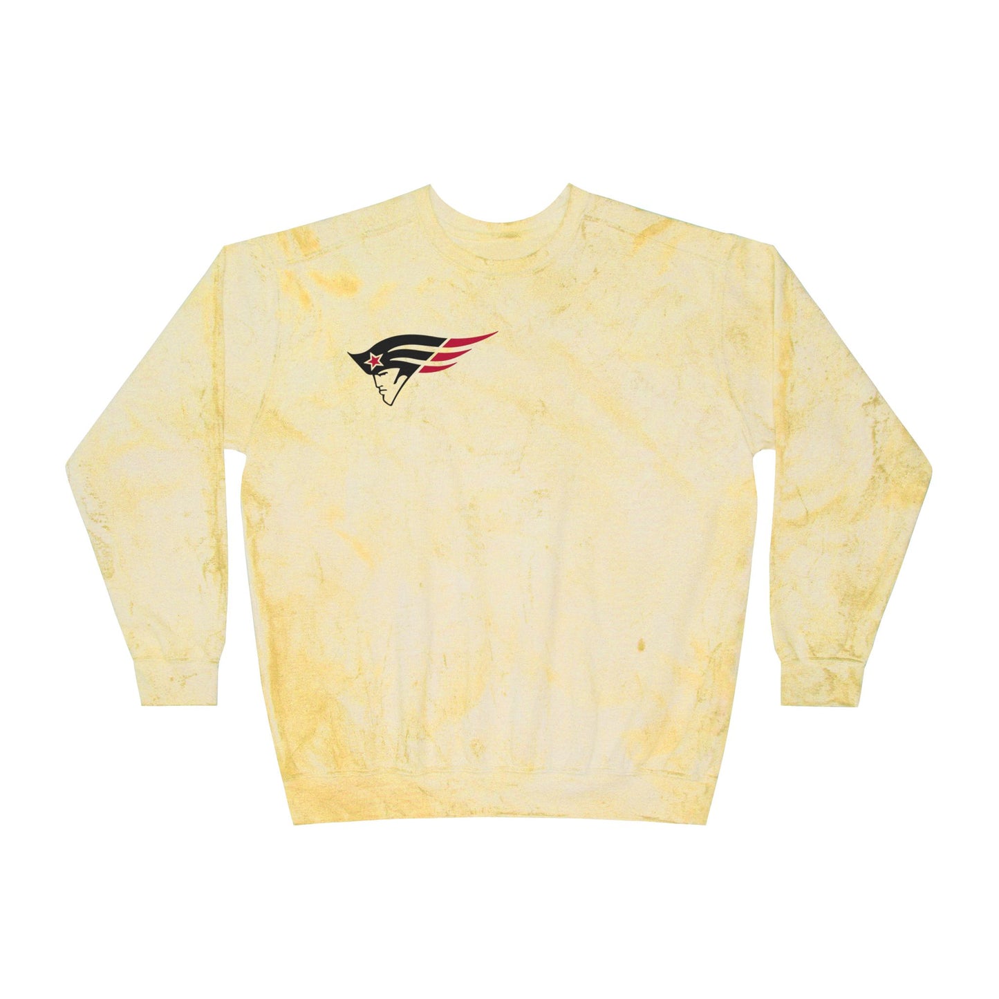 Saint Paul Central Minutemen Unisex Color Blast Crewneck Sweatshirt - Unique Abstract Design for Casual Comfort