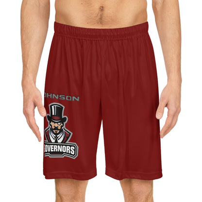 Saint Paul Johnson Governors Men's Maroon Basketball Shorts