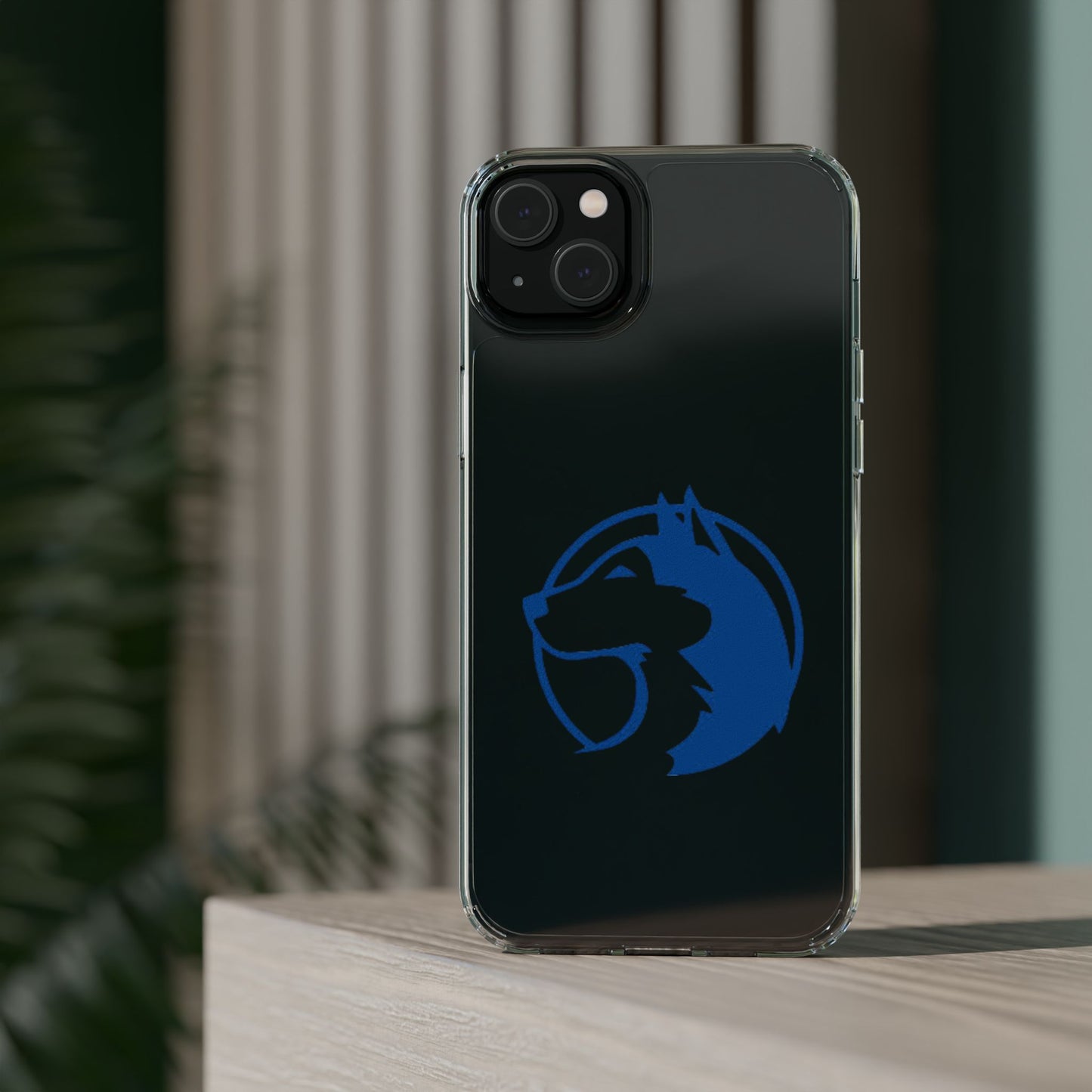 Saint Anthony Huskies Clear Phone Case