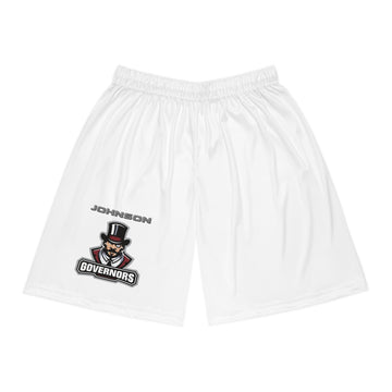 Custom Basketball Shorts with Johnson Governors Design