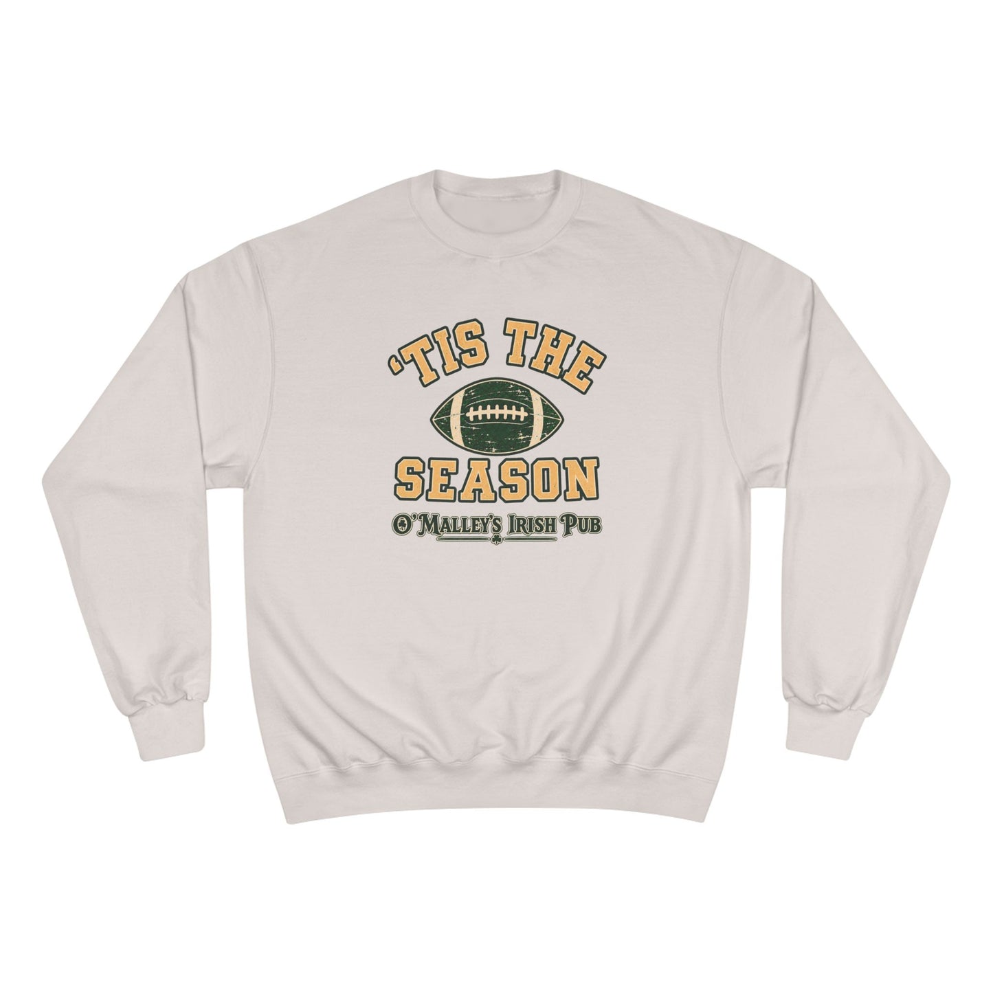 'Tis the Season Football Sweatshirt — O'Malley's Irish Pub Vintage Game Day Champion Crewneck