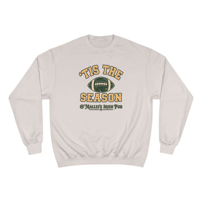'Tis the Season Football Sweatshirt — O'Malley's Irish Pub Vintage Game Day Champion Crewneck