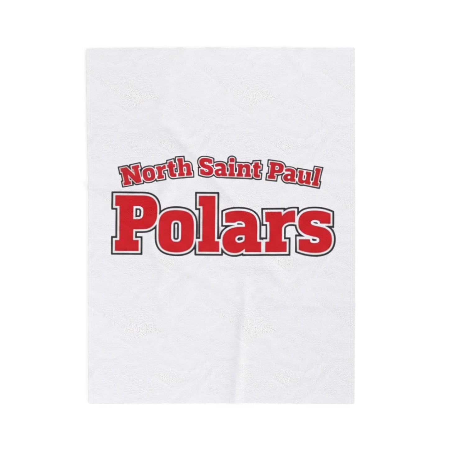 Plush Blanket - North Saint Paul Polars Design