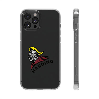 Clear Phone Case with Harding Logo