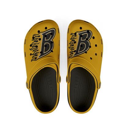 Burnsville Blaze EVA Foam Rubber Shoes - Blaze Clogs for Sports Fans