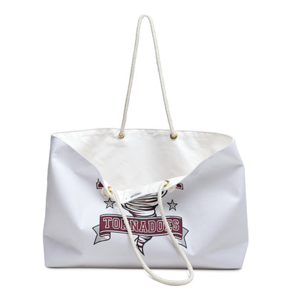 Anoka Tornadoes Weekender Bag — Oversized Canvas Travel Tote