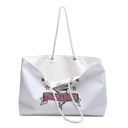 Anoka Tornadoes Weekender Bag — Oversized Canvas Travel Tote