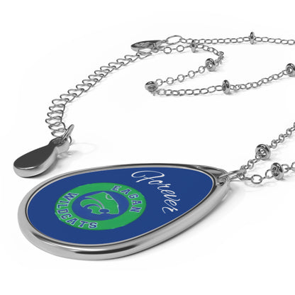 Eagan Wildcats "Forever" Oval Necklace