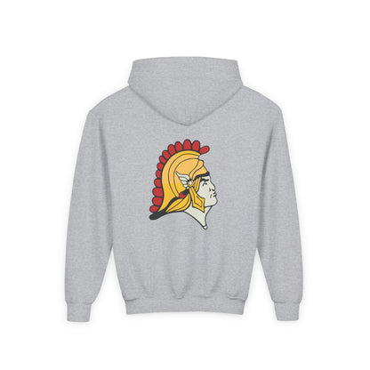 Orono Spartans Youth Hoodie with Spartan Helmet Logo