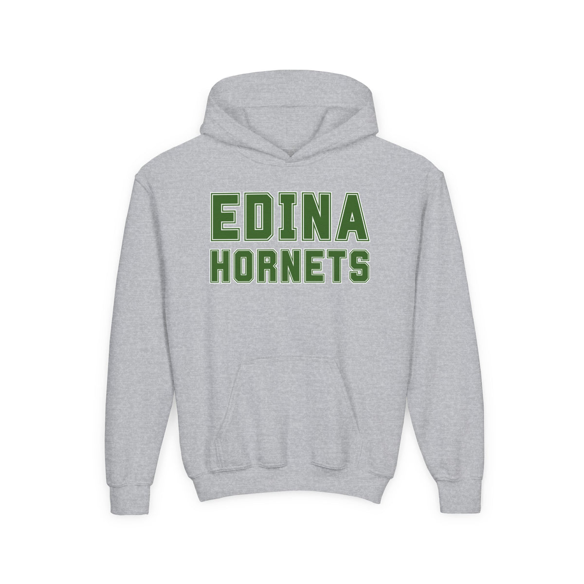 Edina Hornets Youth Hoodie — School Spirit Sweatshirt with Hornet Logo
