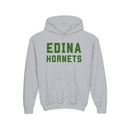 Edina Hornets Youth Hoodie — School Spirit Sweatshirt with Hornet Logo